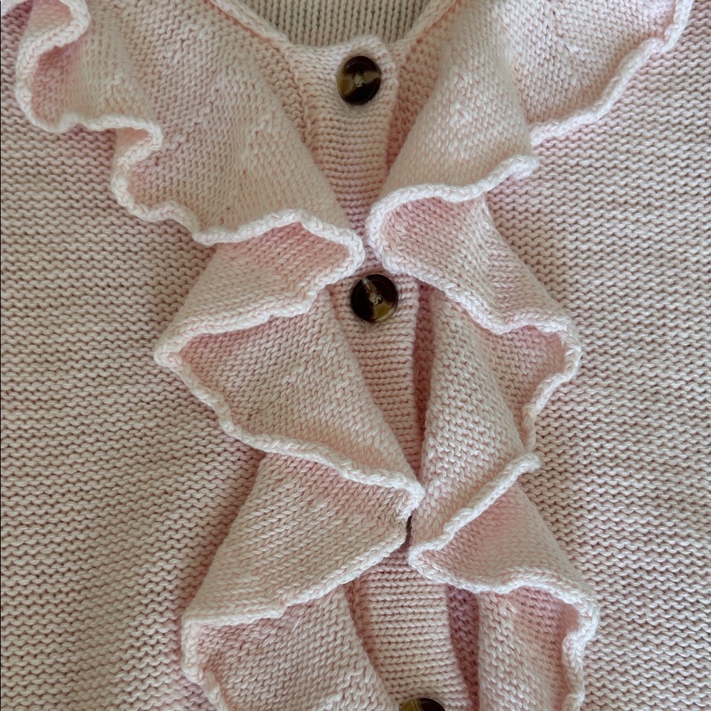 LPA Pink Ruffled Cardigan - Picture 2 of 10